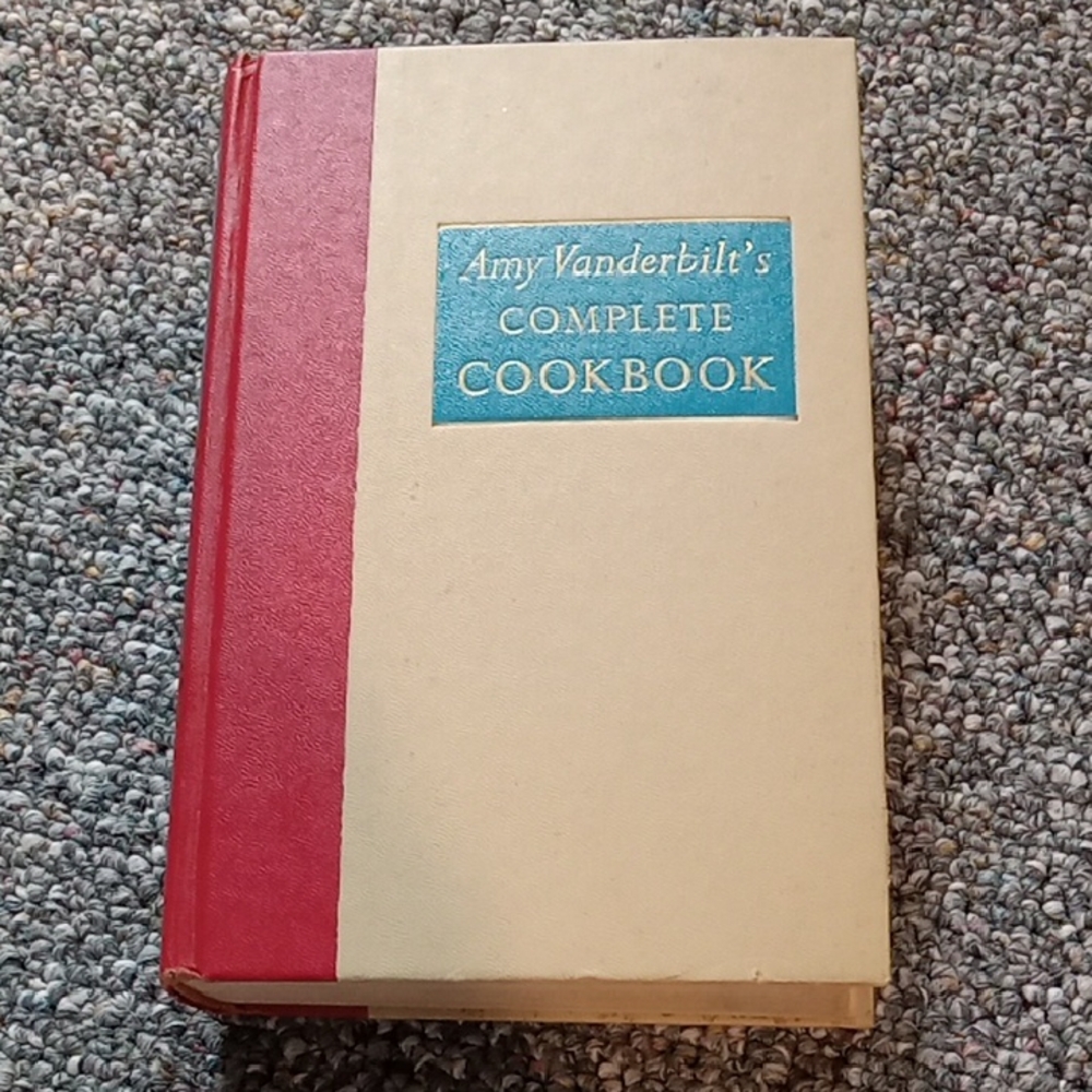 Amy Vanderbilt's Complete Cookbook 1st Edition 1961 Andy Warhol Illustrations